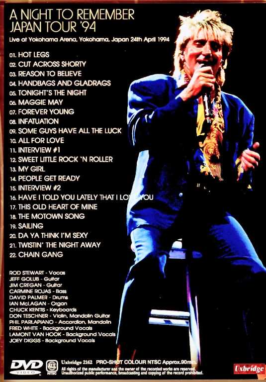 Rod Stewart/Kanagawa,Japan 1994 Broadcast Edition