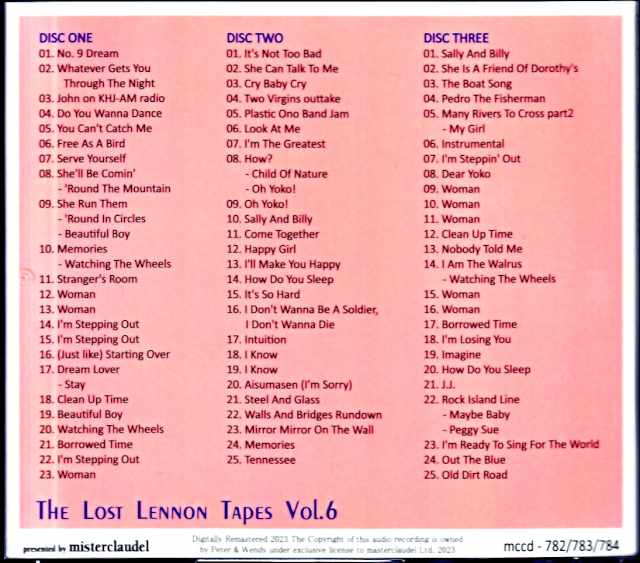 John Lennon/Lost Lennon Tapes Vol.6