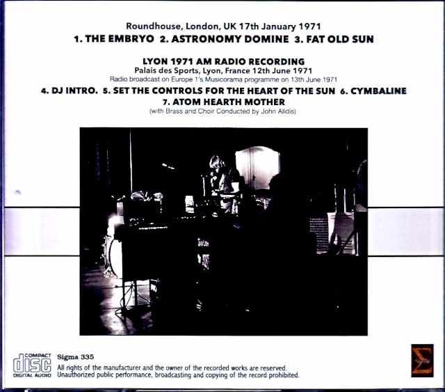 Pink Floyd Pink Floyd/London,UK 1.17.1971 & more Upgrade