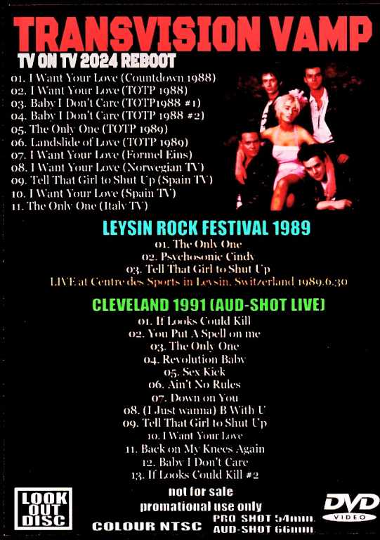Transvision Vamp/TV Compilation 1988-2024