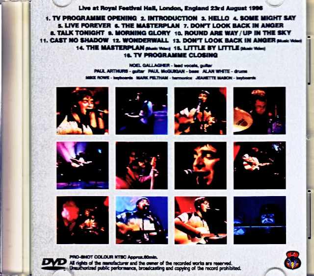 Oasis/London,UK 1996 & more Jewel Version