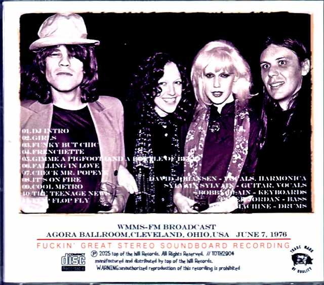 New York Dolls New York Dolls/OH,USA 06.07.1976 Soundboard Edition