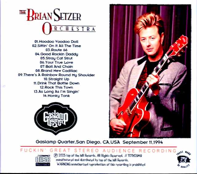 Brian Setzer Orchestra Brian Setzer/CA,USA 09.11.1995