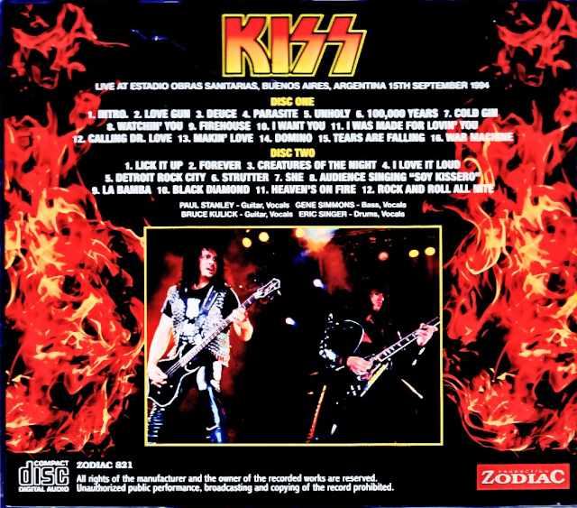 Kiss/Argentina 09.15.1994 Complete