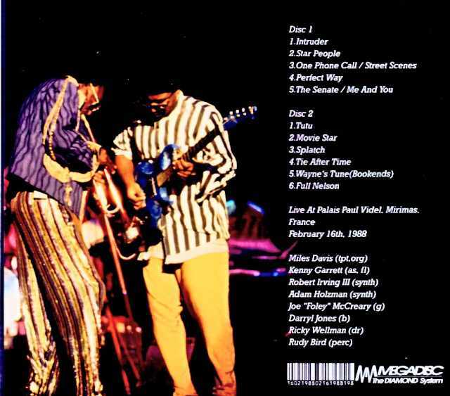 Miles Davis Kenny Garrett Miles Davis Kenny Garrett/France 02.16.1988 Remastered