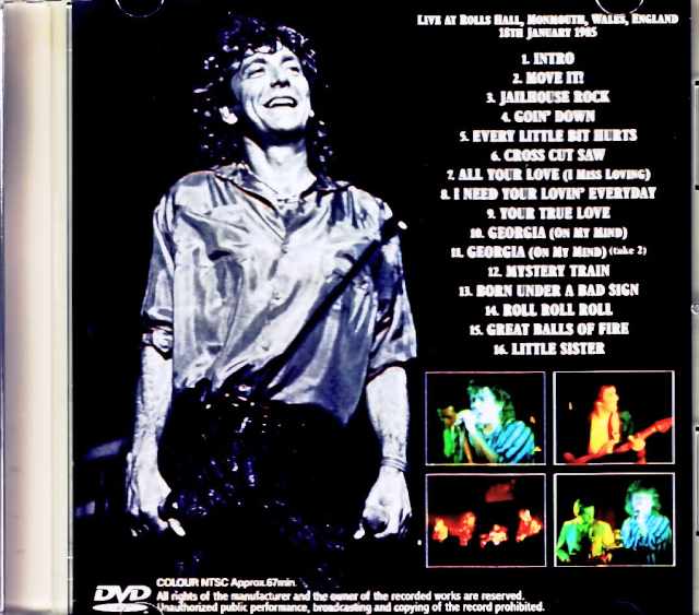Robert Plant/England,UK 1985 1Cam Pro-Shot Edition Jewel Version