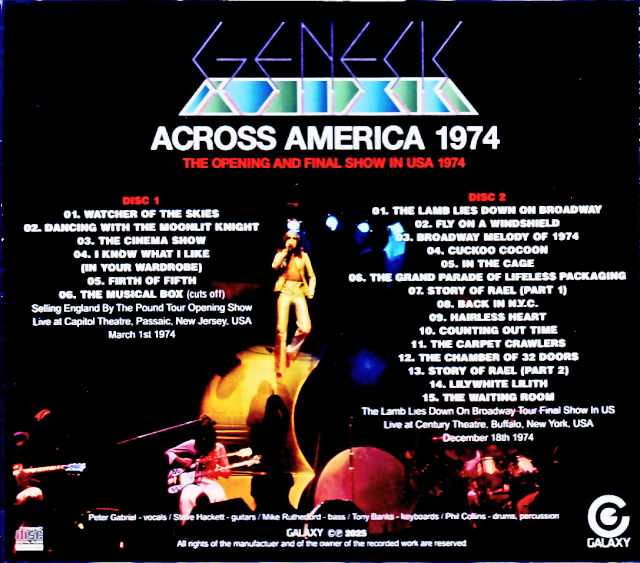 Genesis Genesis/NY,USA 12.18.1974 Soundboard Edition & more