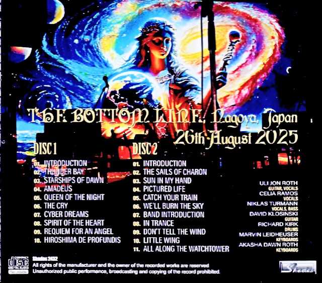 Uli Jon Roth Uli Jon Roth/Aichi,Japan 08.26.2025 Complete