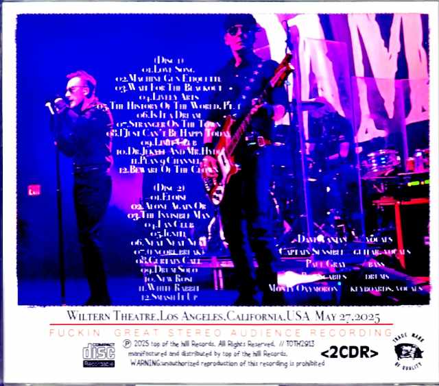 Damned/CA,USA 05.27.2025 Complete