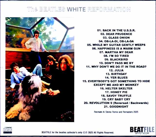 Beatles/White Album Recreate AI Stereo Remix and Remasters