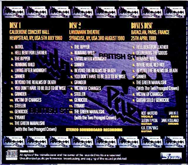 Judas Priest / NY, USA 1980 2 Days & more Complete Soundboard Edition