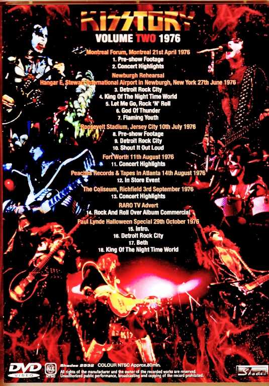 Kiss/Rare History 1976
