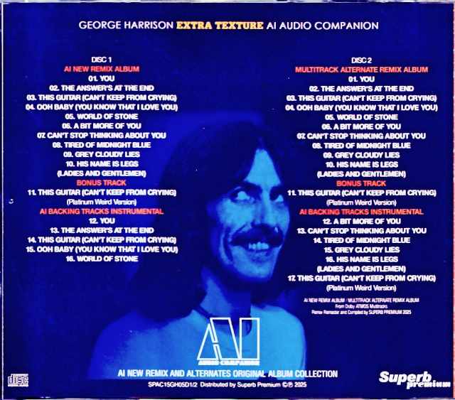 George Harrison/Extra Texture AI Remix and Alternates Collection