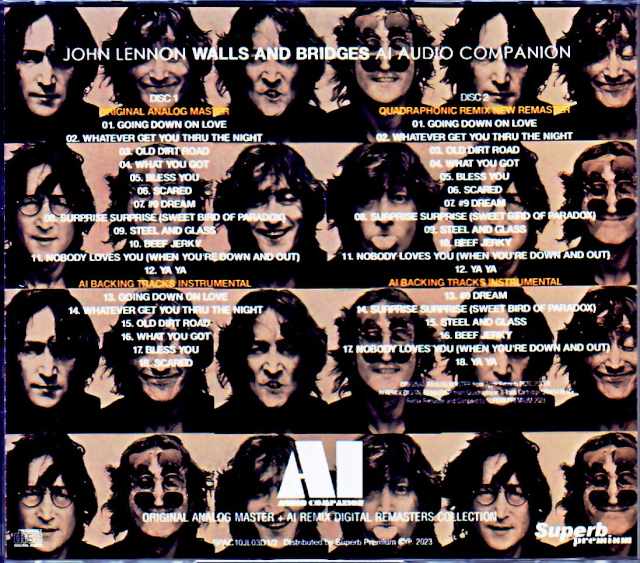 John Lennon Walls and Bridges AI Audio Companion