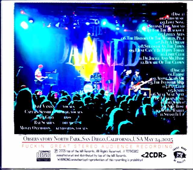 Damned/CA,USA 05.24.2025 Complete