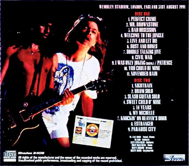 Guns N' Roses / London, UK 08.31.1991 Complete