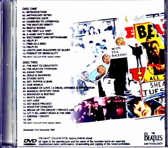 Beatles Anthology Japanese TV Broadcast Edition Jewel Version