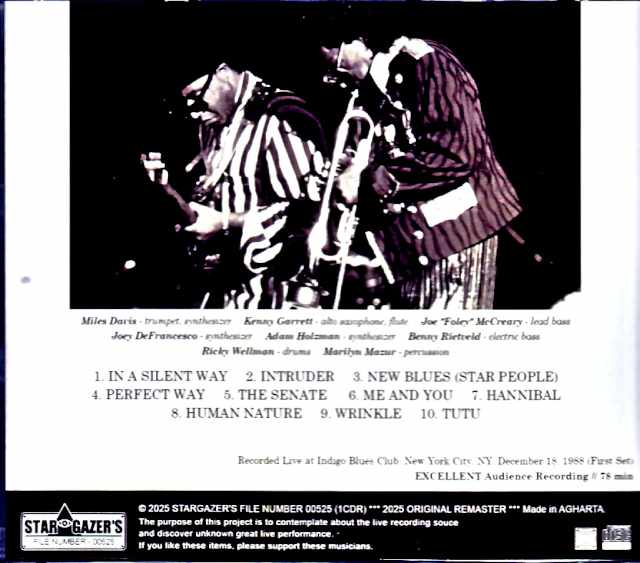 Miles Davis Kenny Garrett/NY,USA 1988 First Set
