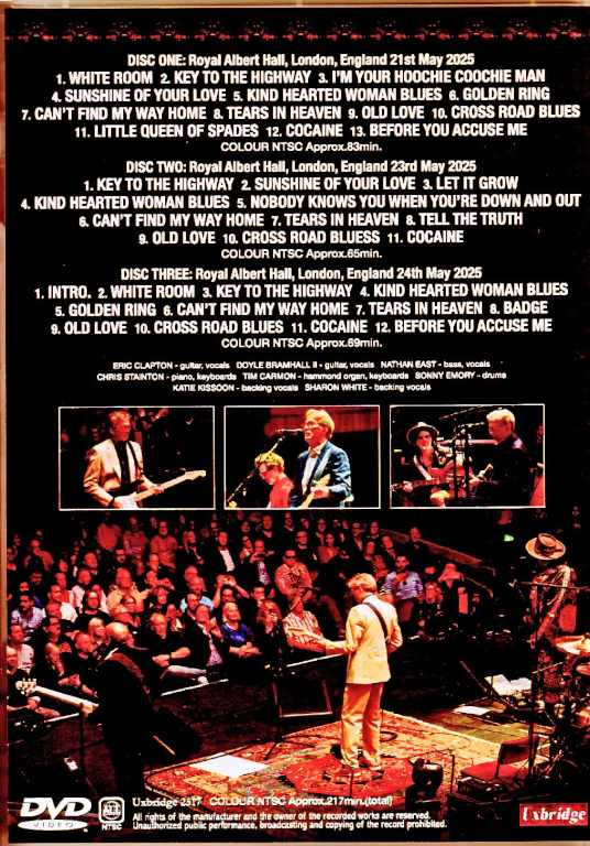 Eric Clapton/London,UK 2025 3Days Best Shot Edition