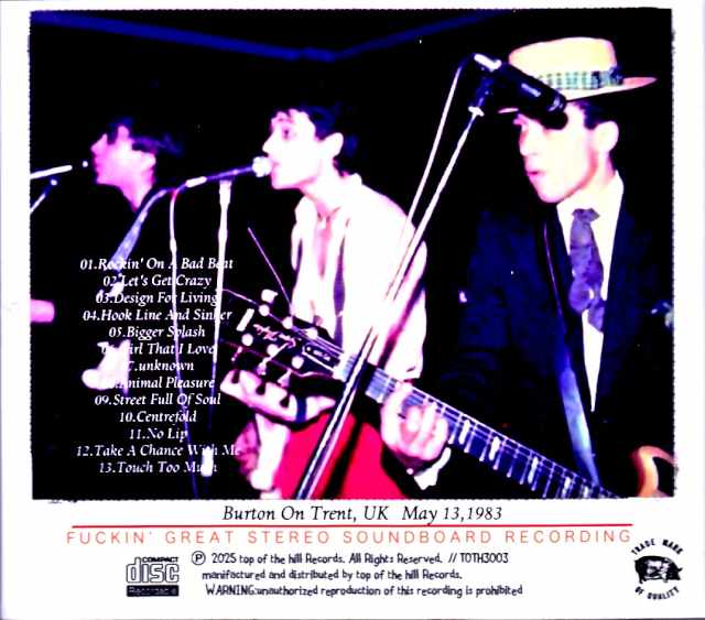 London Cowboys/England,UK 05.13.1983 Soundboard Edition