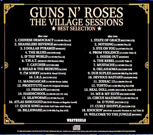 Guns N' Roses Guns N' Roses/Chinese Democracy Demos and Rough Mixes from the Chinese Democracy Sessions 2000-2001