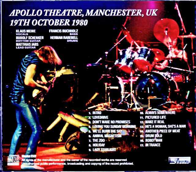 Scorpions/England,UK 10.19.1980
