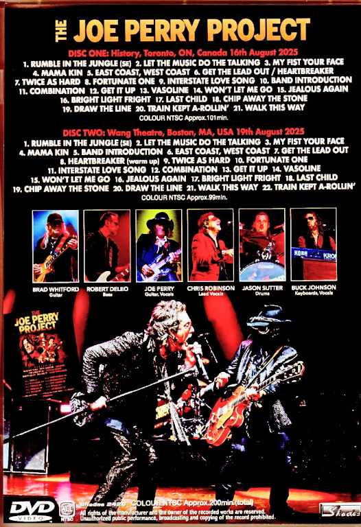 Joe Perry Project Joe Perry/Canada 2025 & more