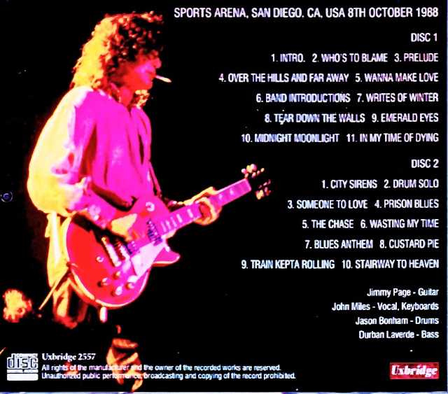 Jimmy Page/CA,USA 10.08.1988 Marco Moir Master Edition