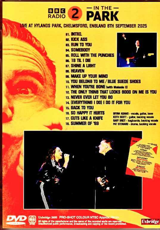 Bryan Adams / England, UK 09.06.2025 Complete Multi-Cam Edition