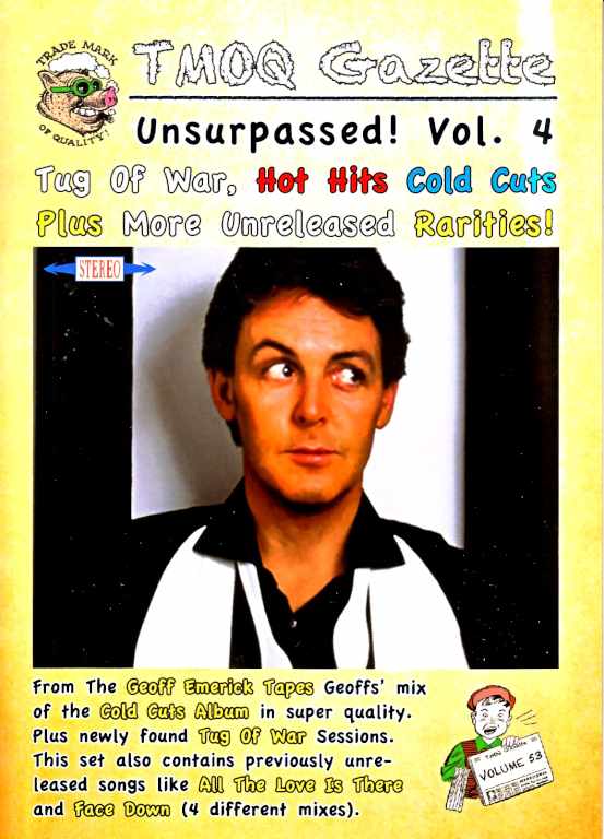 Paul McCartney/Tug of War Hot Hits Cold Cuts & more Unreleased Rarities