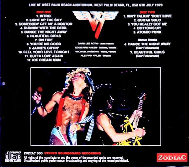Van Halen / FL,USA 07.06.1979 Complete Soundboard Edition & more