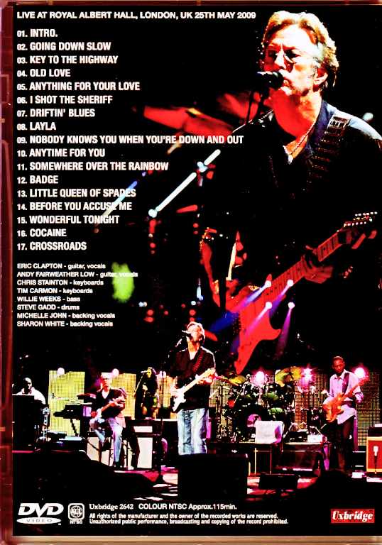 Eric Clapton/London,UK 2009 Complete