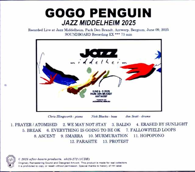 Gogo Penguin/Belgium 2025 Complete Soundboard Edition
