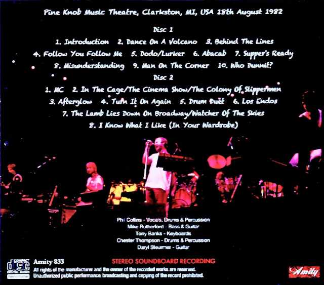 Genesis/MI,USA 08.18.1982 Complete Soundboard Edition