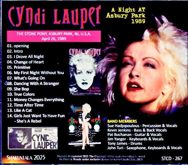 Cyndi Lauper/Greetings from Asbury Park NJ,USA 1989 Complete
