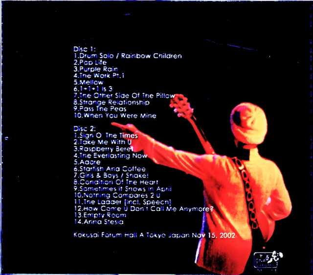 Prince/Tokyo, Japan 11.15.2002