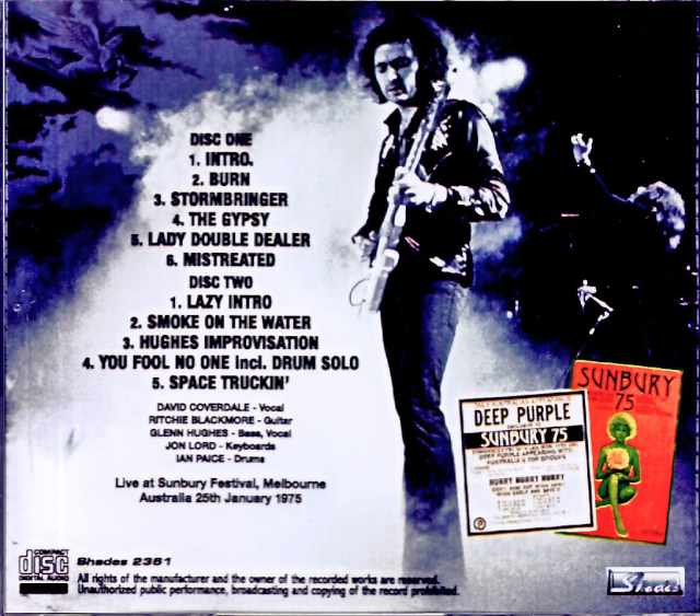 Deep Purple/Australia 01.25.1975 Upgrade