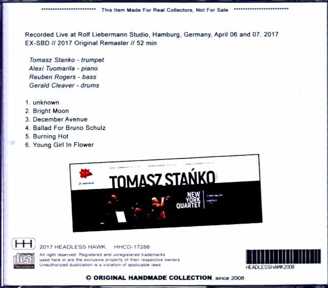 Tomasz Stanko/Germany 2017