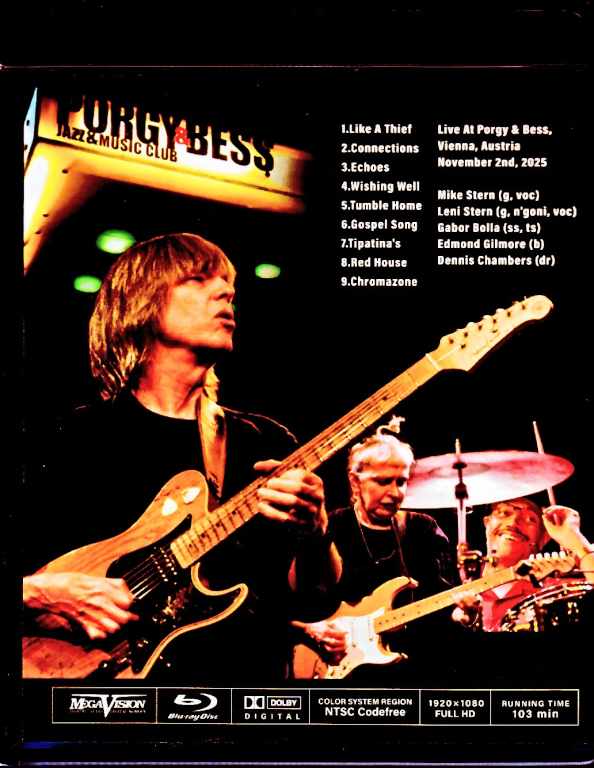 Mike Stern Band Mike Stern/Austria 2025 Multi-Cam Edition Blu-Ray Version