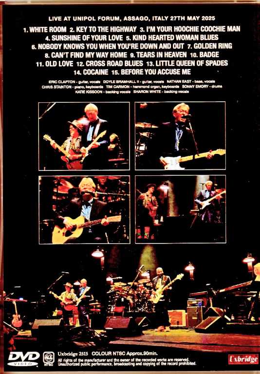 Eric Clapton/Italy 5.27.2025 Complete