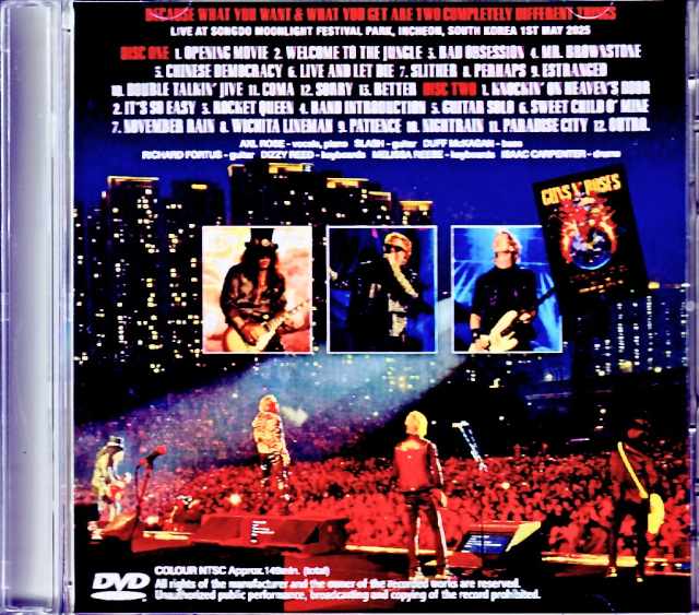Guns N' Roses Guns N' Roses/Korea 2025 Complete Jewel Version