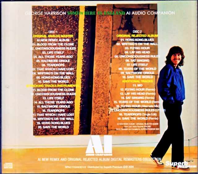 George Harrison George Harrison/Somewhere in England Ai Audio Companion