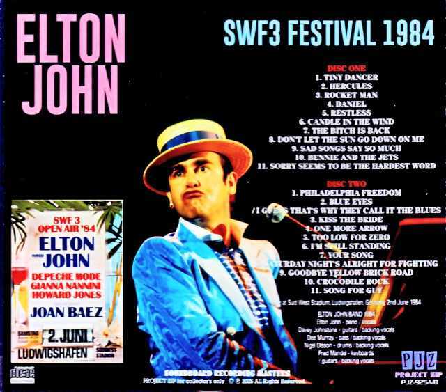 Elton John/Germany 06.02.1984 Soundboard Edition