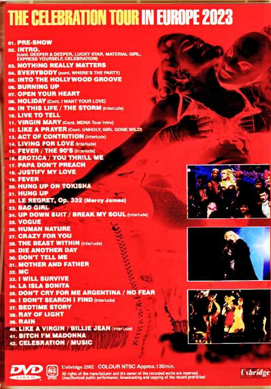 Madonna/Celebration European Tour 2023 Complete Multi-Cam Edition