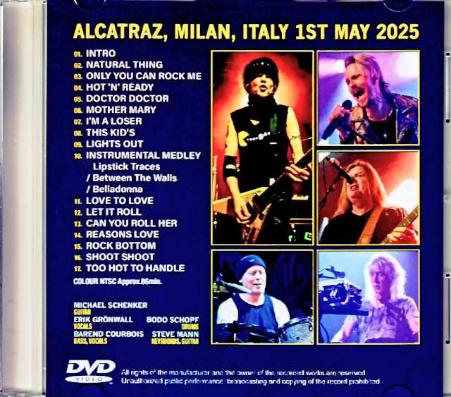 Michael Schenker/Italy 2025 Complete Jewel Version