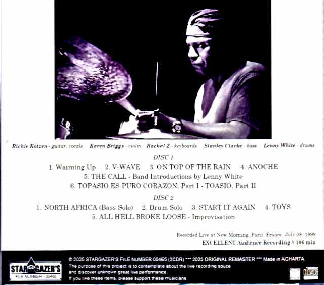 Vertu Richie Kotzen, Stanley Clarke, Lenny White Richie Kotzen Stanley Clarke Lenny White/France 1999