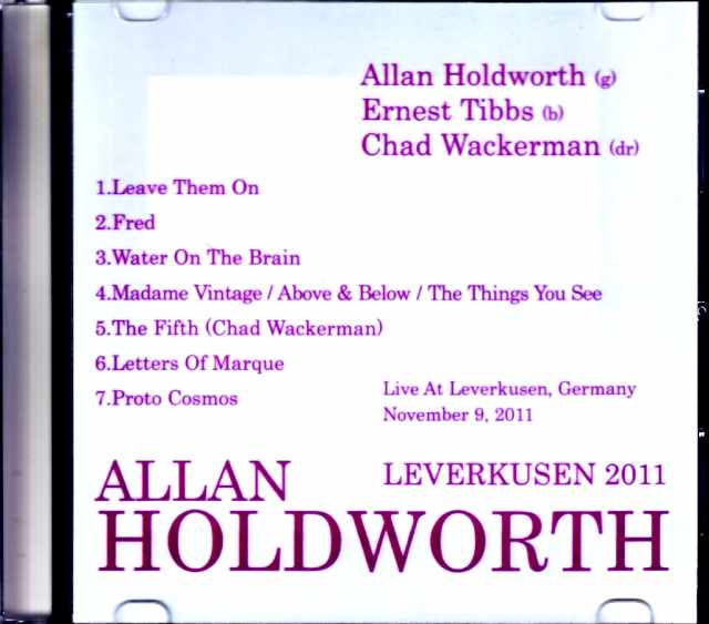 Allan Holdsworth/Germany 2011 Jewel Version