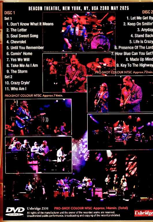 Tedeschi Trucks Band Tedeschi Trucks Band/NY,USA 05.23.2025 Complete