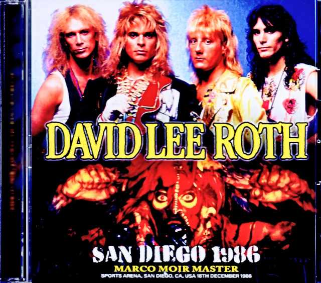 David Lee Roth David Lee Roth/CA,USA 12.18.1986 Marco Moir Master Edition