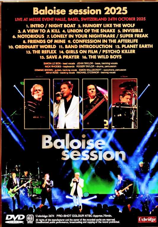 Duran Duran Duran Duran/Switzerland 10.24.2025 Complete Multi-Cam Edition